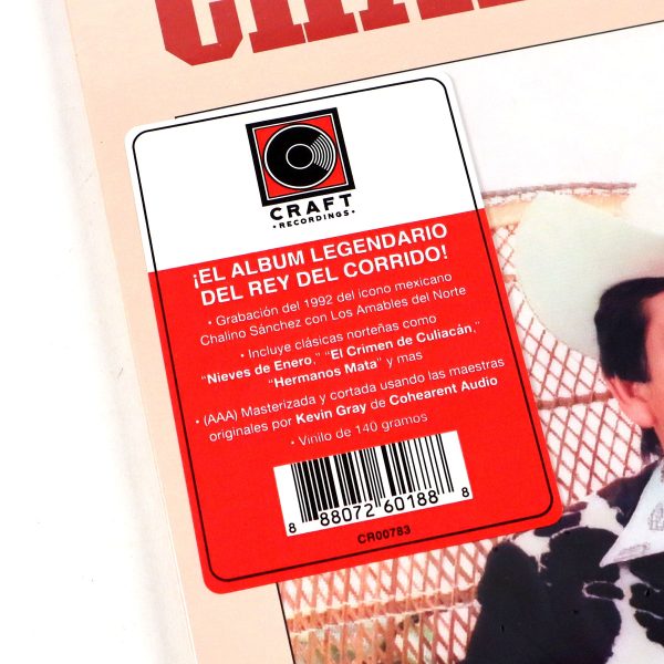 Chalino Sanchez: Nieves De Enero Vinyl LP Online Sale - Image 3