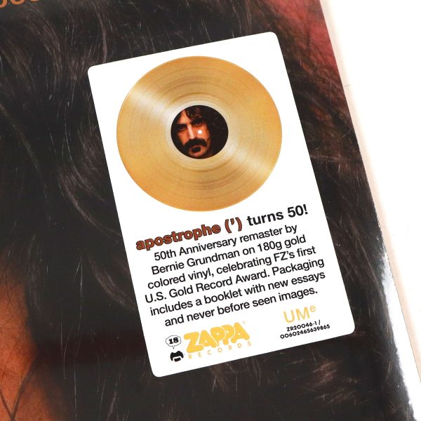 Frank Zappa: Apostrophe - 50th Anniversary Edition (180g, Colored Vinyl) Vinyl LP Hot on Sale - Image 4