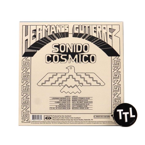 Hermanos Gutierrez: Sonido Cosmico (Indie Exclusive Blue & Green Colored Vinyl) Vinyl LP Online Hot Sale - Image 3