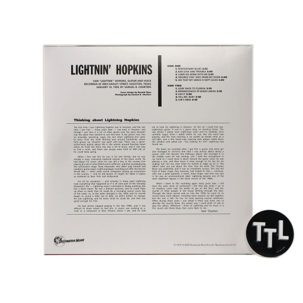 Lightnin  Hopkins: Lightnin  Hopkins (Colored Vinyl) Vinyl LP Online - Image 3