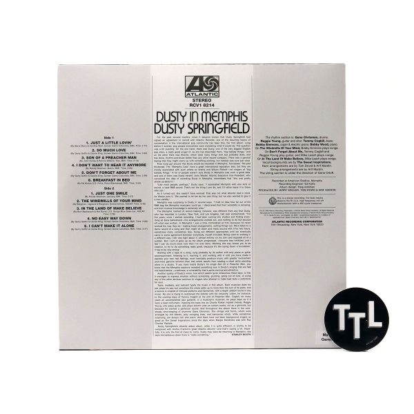 Dusty Springfield: Dusty In Memphis (Atlantic 75, Colored Vinyl) Vinyl LP For Sale - Image 3