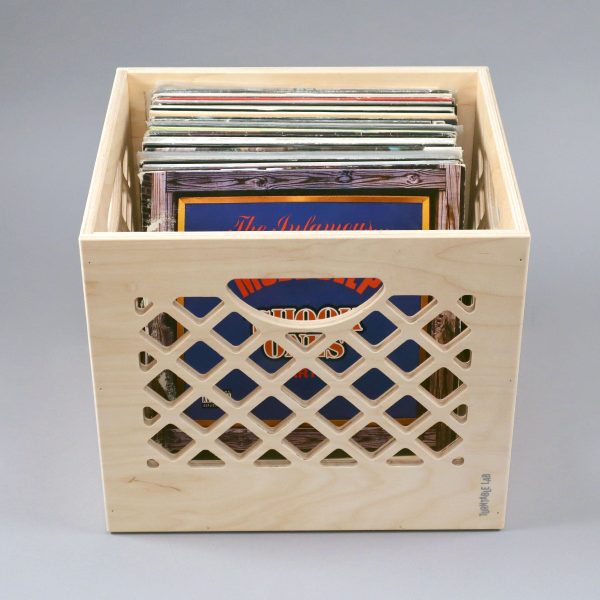 Turntable Lab: Collector Wooden Record Storage Crate on Sale - Image 5