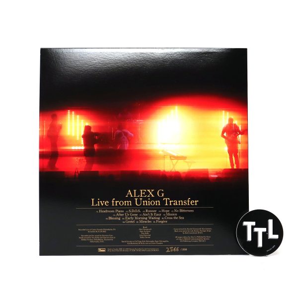 Alex G: Live From Union Transfer (Indie Exclusive Colored Vinyl) Vinyl LP - LIMIT 1 PER CUSTOMER For Sale - Image 3