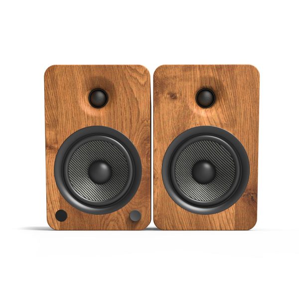Kanto: YU6 Powered Bookshelf Speakers - Walnut (YU6WALNUT) Online now - Image 3