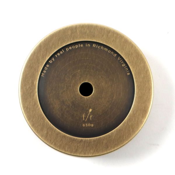 Fern & Roby: Record Weight Stabilizer w  Integral 45 Adaptor - 630g   Brass Supply - Image 4