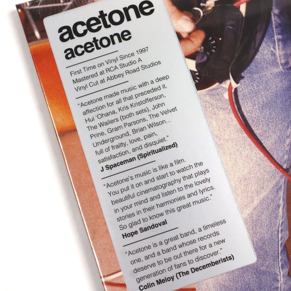 Acetone: Acetone Vinyl 2LP For Sale - Image 4