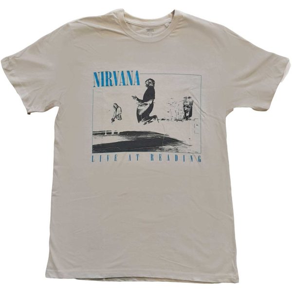 Nirvana: Live At Reading Shirt - Sand Hot on Sale
