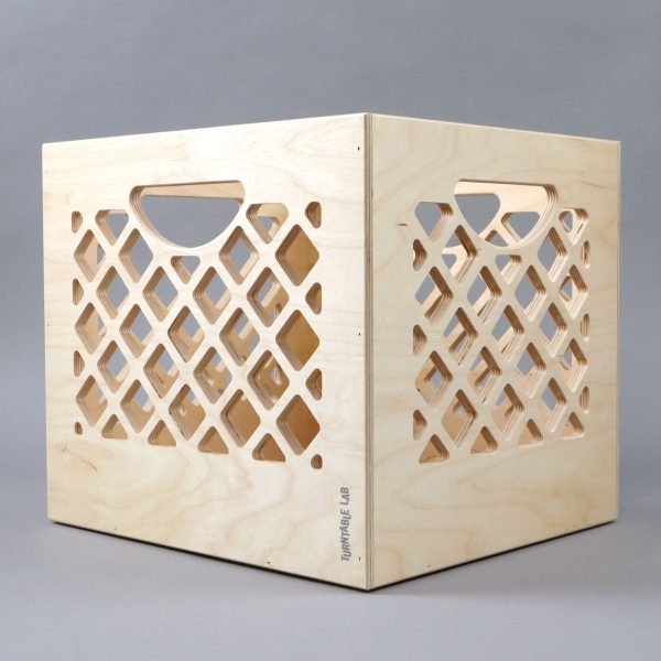 Turntable Lab: Collector Wooden Record Storage Crate on Sale - Image 4