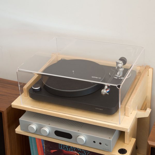 Line Phono: Universal Turntable Dust Cover (Fits Most Turntables, Clearaudio Concept, Pro-Ject RPM) Sale - Image 5