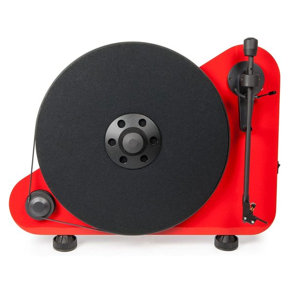 Pro-Ject: Vertical Turntable Right w  Bluetooth - Red (VT-E BT R) Online Sale