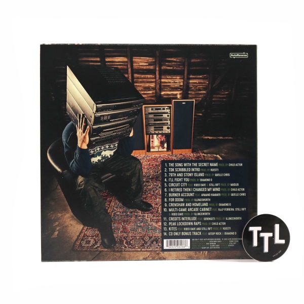 Open Mike Eagle: Component System With The Auto Reverse Vinyl LP on Sale - Image 3