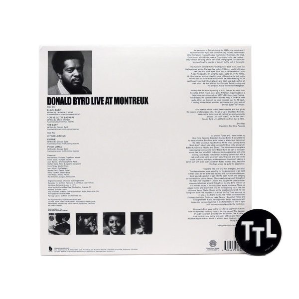 Donald Byrd: Live - Cookin  With Blue Note At Montreux July 5, 1973 Vinyl LP For Discount - Image 2