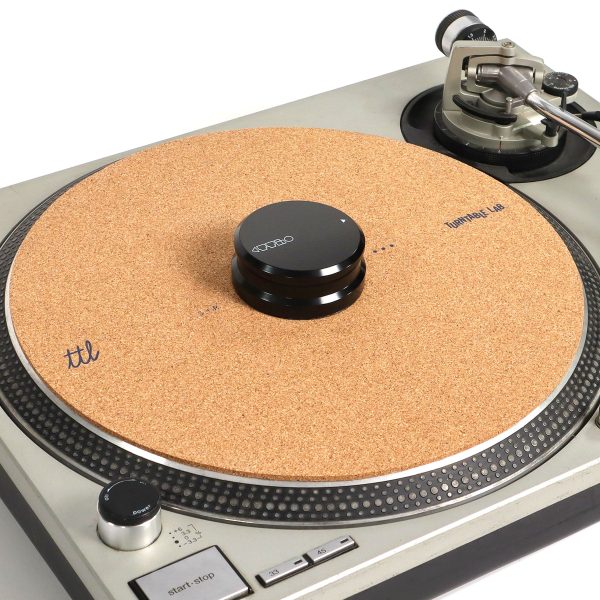 Turntable Lab: Cork Record Mat + Record Weight Bundle Supply