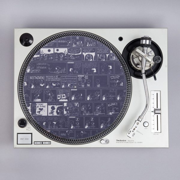 Turntable Lab: Peanuts Comic Strip Record Mat Slipmat - Grey For Discount