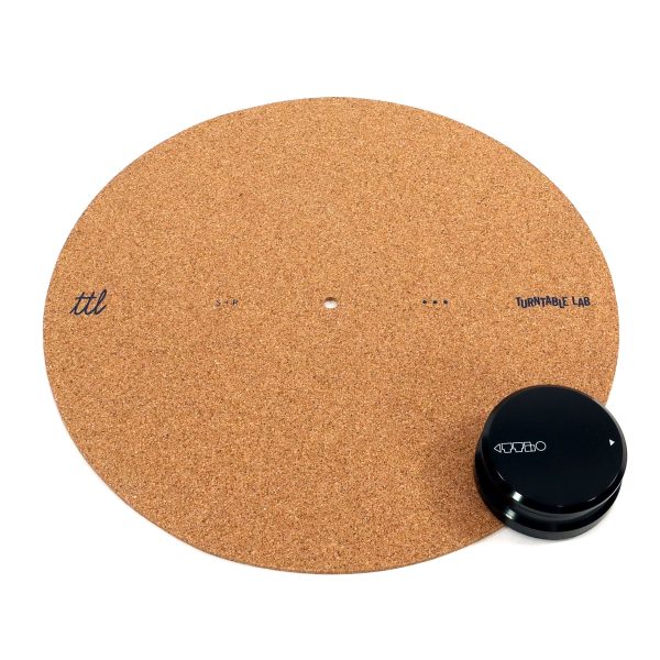 Turntable Lab: Cork Record Mat + Record Weight Bundle Supply - Image 4