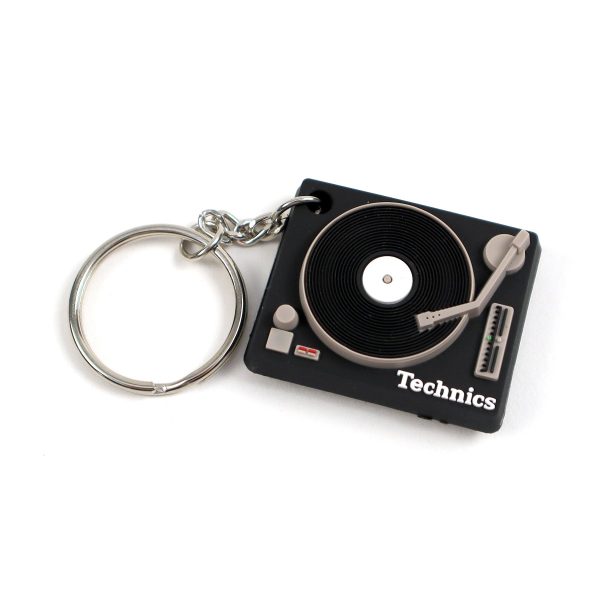 Technics: 1210 Deck Keychain - Black Hot on Sale