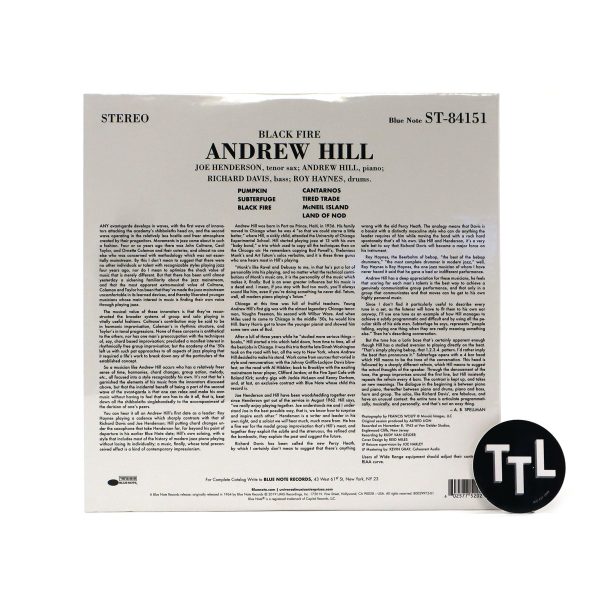 Andrew Hill: Black Fire (Tone Poet 180g) Vinyl LP Online Sale - Image 3