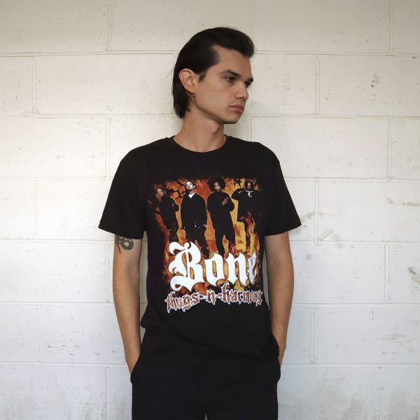 Bone Thugs-N-Harmony: Flames Shirt - Black Online - Image 3