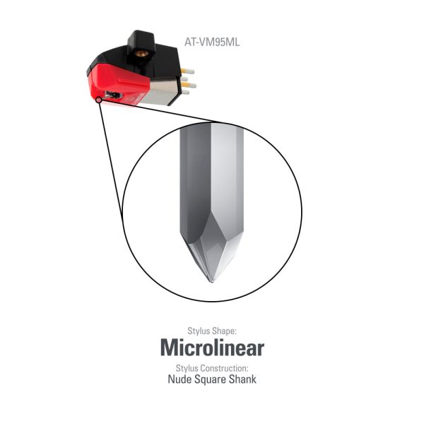 Audio-Technica: AT-VM95ML H Mounted Cartridge & Headshell Combo Fashion - Image 3