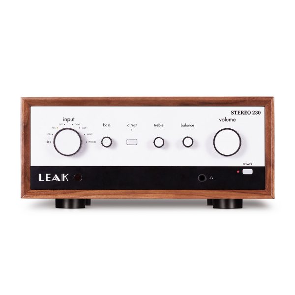 Leak: Stereo 230 Integrated Amplifier w  Bluetooth - Walnut Cheap