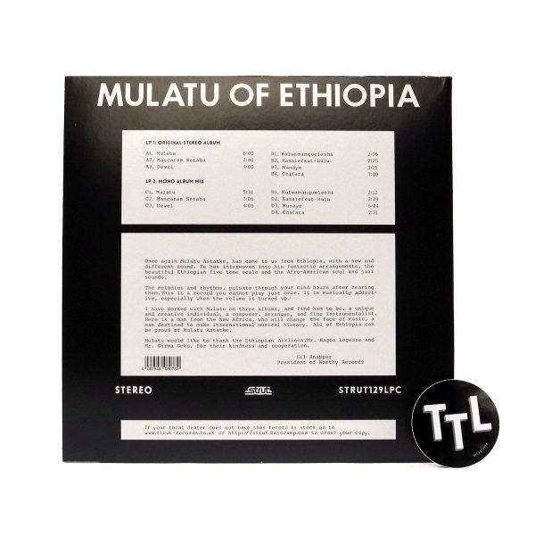 Mulatu Astatke: Mulatu Of Ethiopia (Colored Vinyl) Vinyl 2LP Online Sale - Image 3