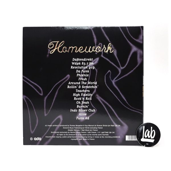 Daft Punk: Homework Vinyl 2LP Online Hot Sale - Image 3