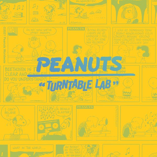 Turntable Lab: Peanuts Record Shopping Tote - Black Hot on Sale - Image 3