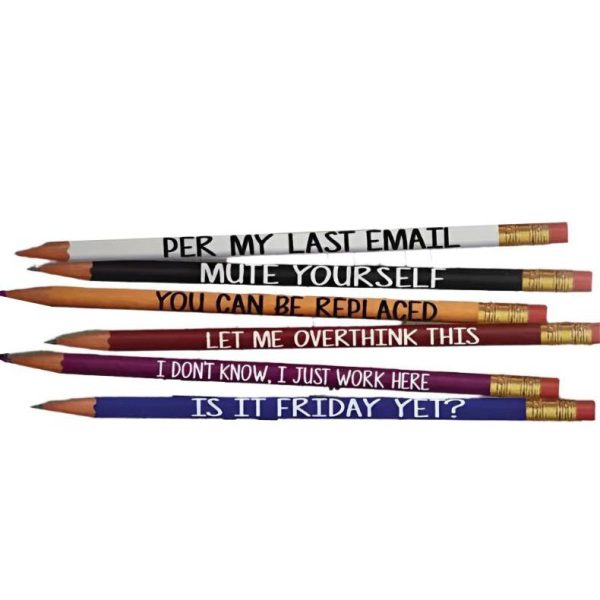 Work Sucks Pencils set of 6 in a Tin Discount