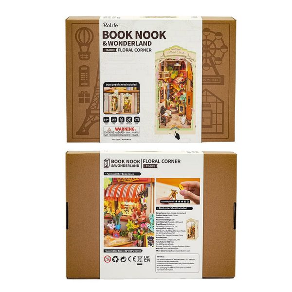 Floral Corner Book Nook DIY kit Online now - Image 3